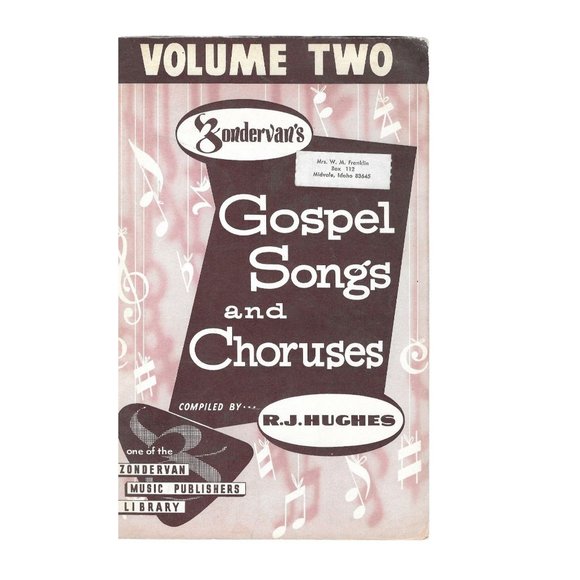 Zondervans Gospel Songs and Choruses Volume 2 Songbook Hughes 1956 Softcover - Picture 1 of 4